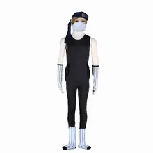 Мужской костюм для косплея Naruto Zabuza Momochi с перчаткой и чехлом