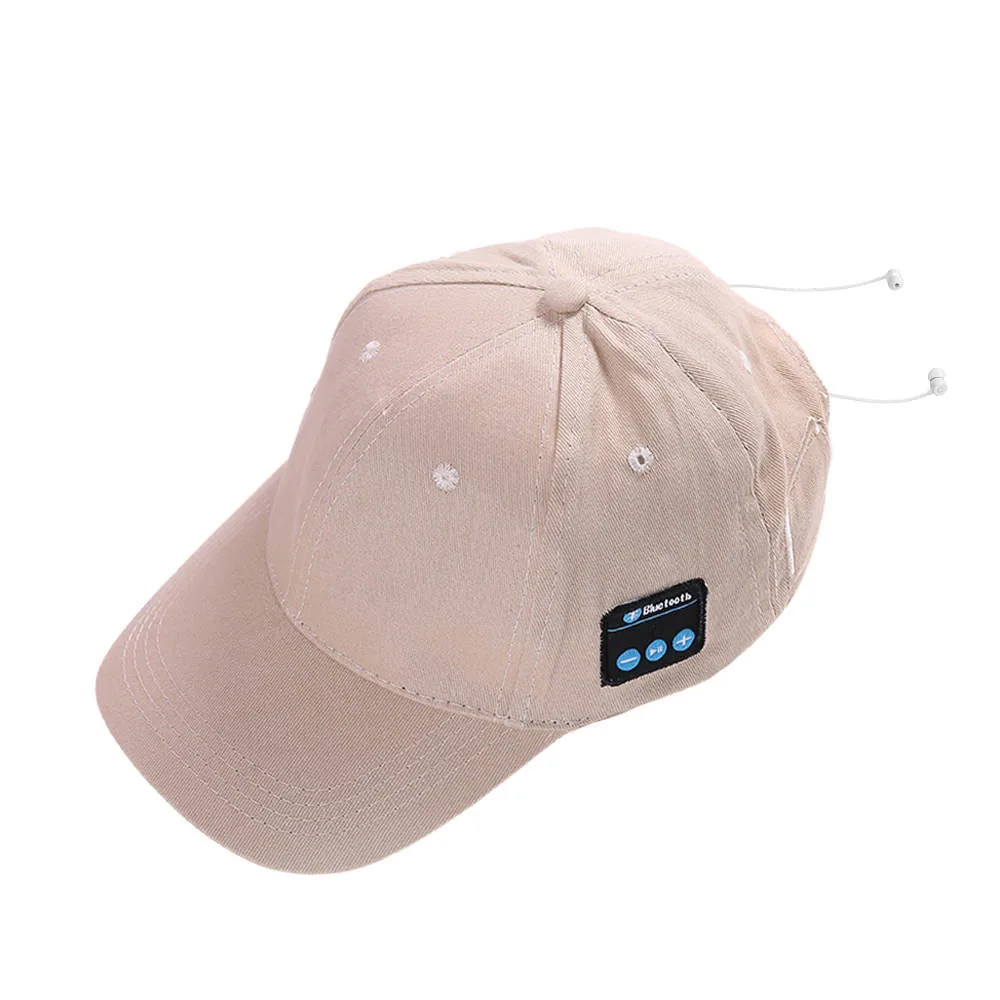 Fashion Casual men's And women's Bluetooth Hat Outdoor Sports Baseball Cap Call Music Visor Solid Color Simple Hat|Мужские