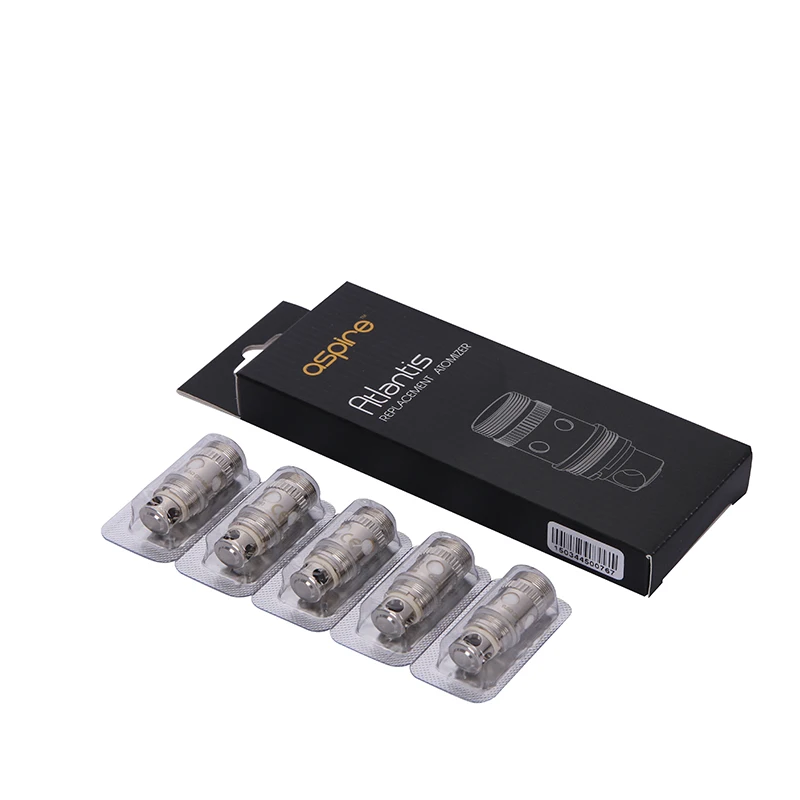 5PCS Original Aspire Atlantis Coil Bottom Vertical Coil E Cigarette Atlantis Coil Atlantis 2 Coil Evaporator for Atlantis Tank  08