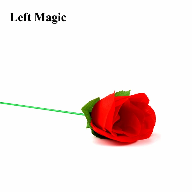1PCS Torch To Flower-Torch To Rose-Fire Magic Trick Flame Appearing Flower Professional Magician Bar Illusion Stage Props G8156 4