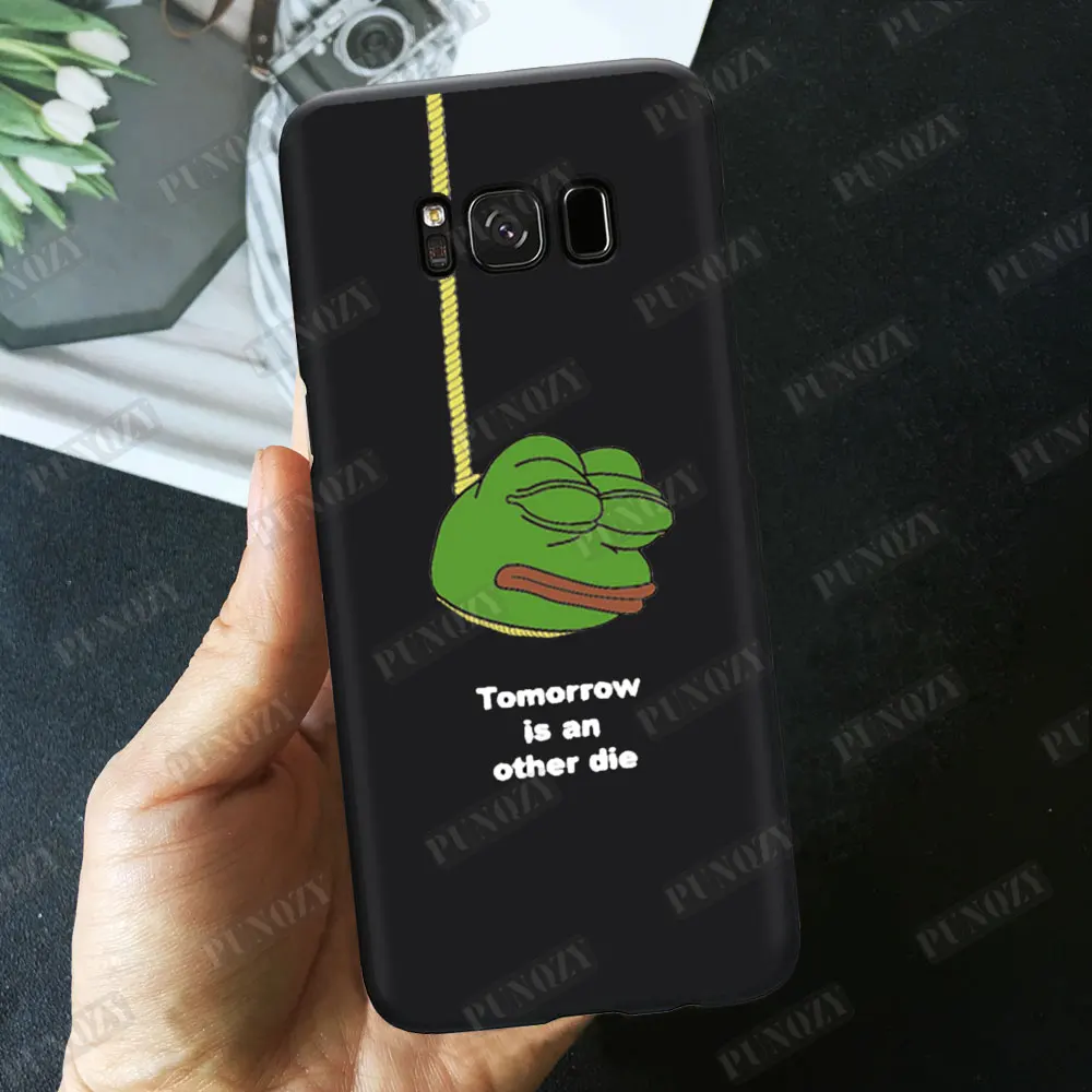 Забавный чехол для телефона Pepe the Frog для samsung S10 S8 S9 Plus S7 TPU силиконовый чехол для iphone 11 pro MAX XR 8 6S 7 Plus XS X - Цвет: TPU A469