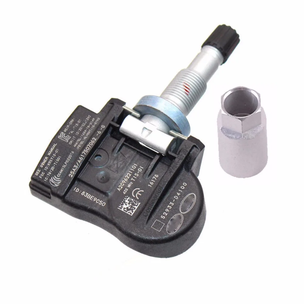 

4pcs 52933-D4100 433MHZ TPMS Tire Pressure Monitoring Sensor For Hyundai Kia NIRO Optima Sportage Sorento 52933D4100