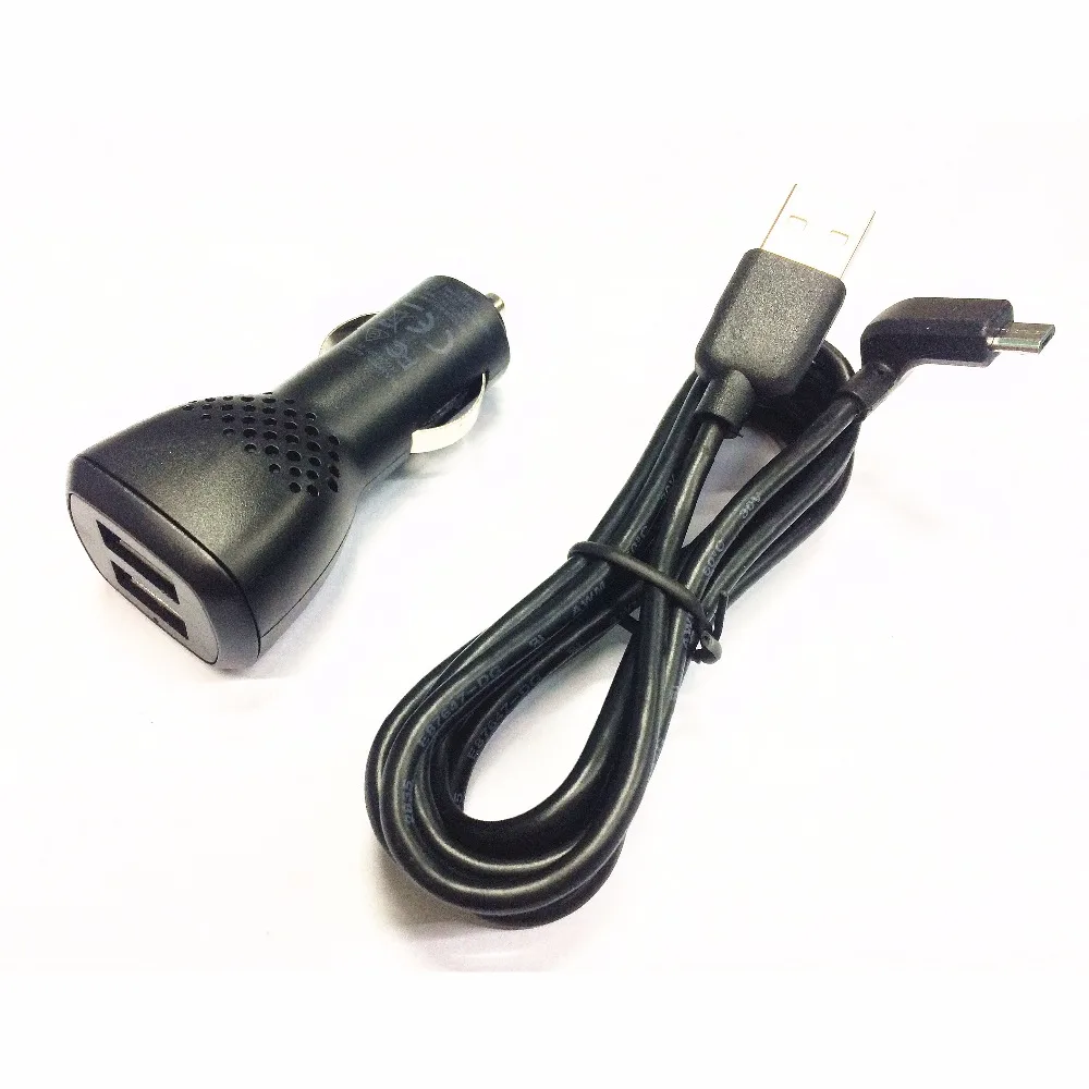 3.9A Double USB Car Charger and Micro USB Cable for TOMTOM GO 40 50 51 60 61 500 600 5100 6000 VIA 1405 1435 1505 1535 1605 GPS