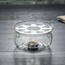 12 компл./упак. ручной жаростойкий стеклянный базовый чайник теплый держатель нагревательная база колба для подогрева чая аксессуары для чайника держатель