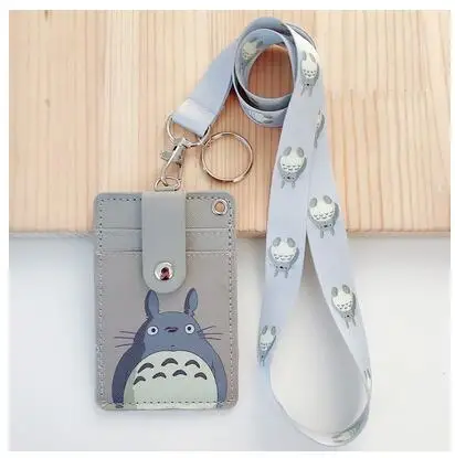 

Cartoon Totoro Panda Rabbit Card Credit Suitcase Strap Travel Boarding Card Holder Cardholder porta carte tarjetero pasjes houde