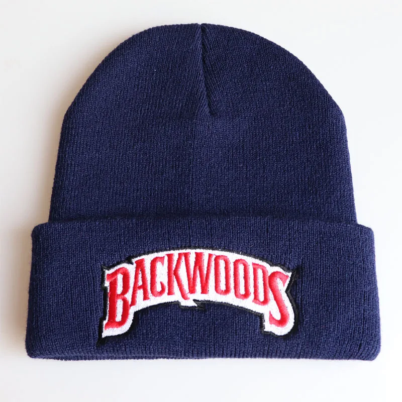 Новинка 2019 вязаная шапка с буквенным принтом Backwoods акриловая Модная зимняя для