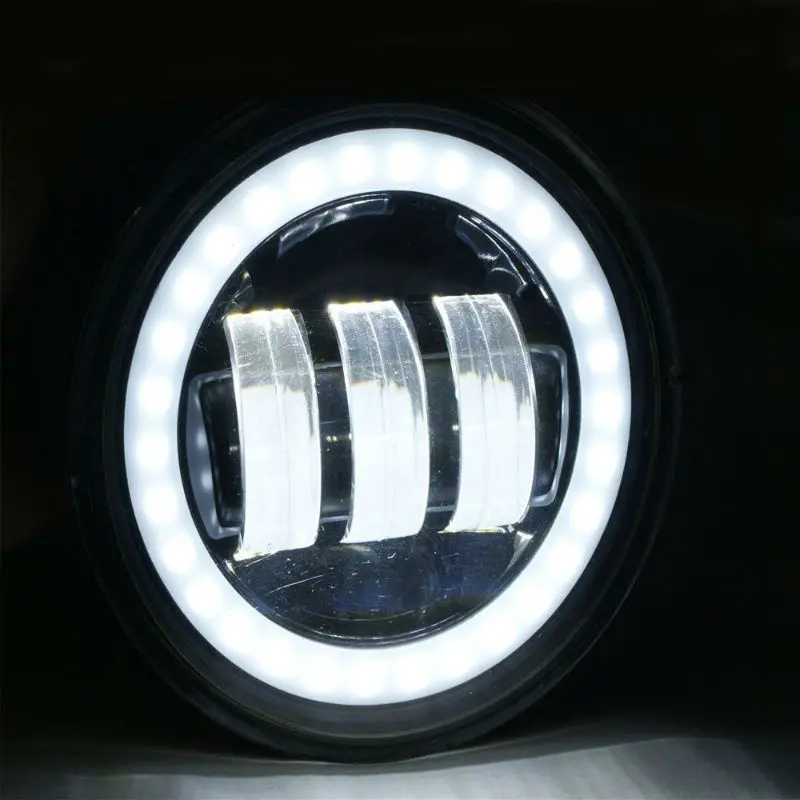 4.5inch led fog light with halo ring7800