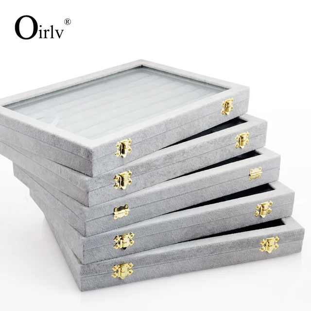 FANXI Free Shipping Wooden Jewellery Display Cases For Rings Earrings Necklace And Bracelet Packing Velvet Travel FANXI Free Shipping Wooden Jewellery Display Cases For Rings Earrings Necklace And Bracelet Packing Velvet Travel