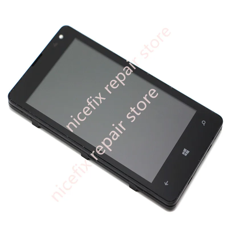 Для Nokia Microsoft Lumia 435 1069 1070 1071 ЖК сенсорный экран дигитайзер Датчик + дисплей панель