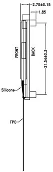 17PIN SPI COG 9649 lcd с печатной платой UC1701 Привод IC 3,3 V подсветка