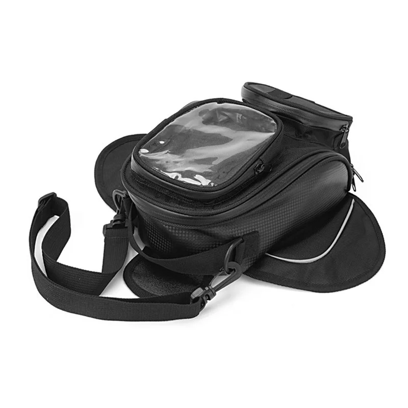 Магнитный мотоцикл масло для мотоциклов топливный бак сумка водонепроницаемый седельная сумка телефон черный мотоциклетный рюкзак сумка