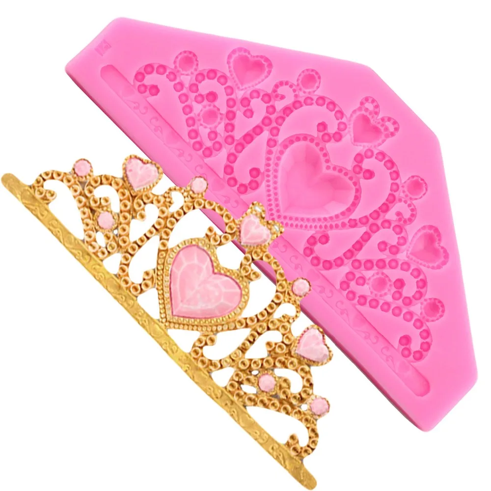 

Crown Silicone Mold Fondant Mould Cake Decorating Tools Chocolate Gumpaste Mold Sugarcraft Kitchen Gadgets