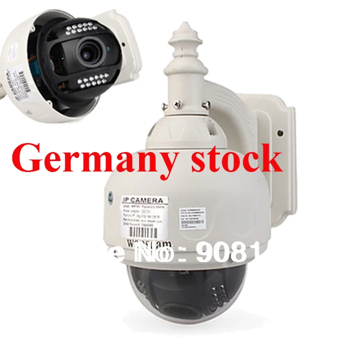 Germany stock IP kamera 4.5" PTZ CCTV Wireless WaterProof Outdoor IP