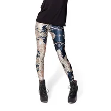 Новые осенне-зимние модные женские леггинсы с 3D принтом, цветные легинсы, леггинсы для женщин, брюки из полиэстера