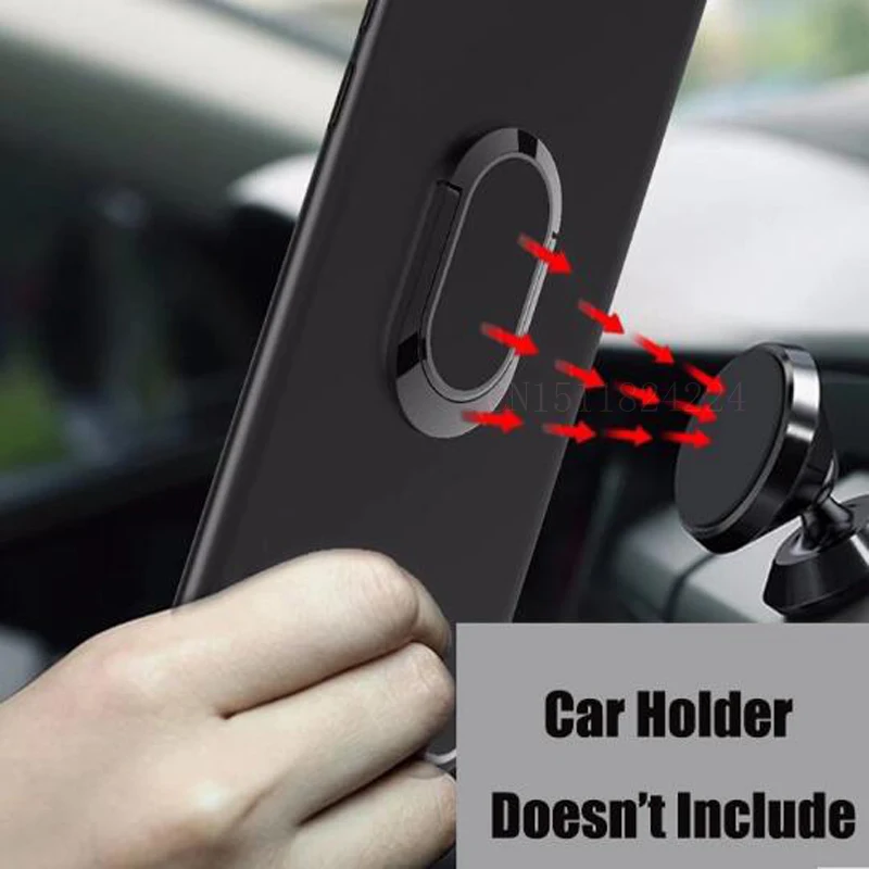 For Nokia6 2018 Nokia 6.1 Case Silicone Cover Luxury Magnet Car Case TPU Soft For Nokia6 2018 Nokia 6.1 TA-1068 TA-1050 TA-104 (6)