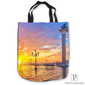 

Custom Canvas City-at-night-travel-ToteBags Hand Bags Shopping Bag Casual Beach HandBags Foldable 180713-03-46.4