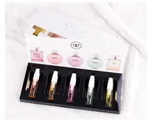 15ml  Perfumed 1 set Brand Scent authentic Q version of sample gift box set of 5 men and women 3ml sample Antiperspirants