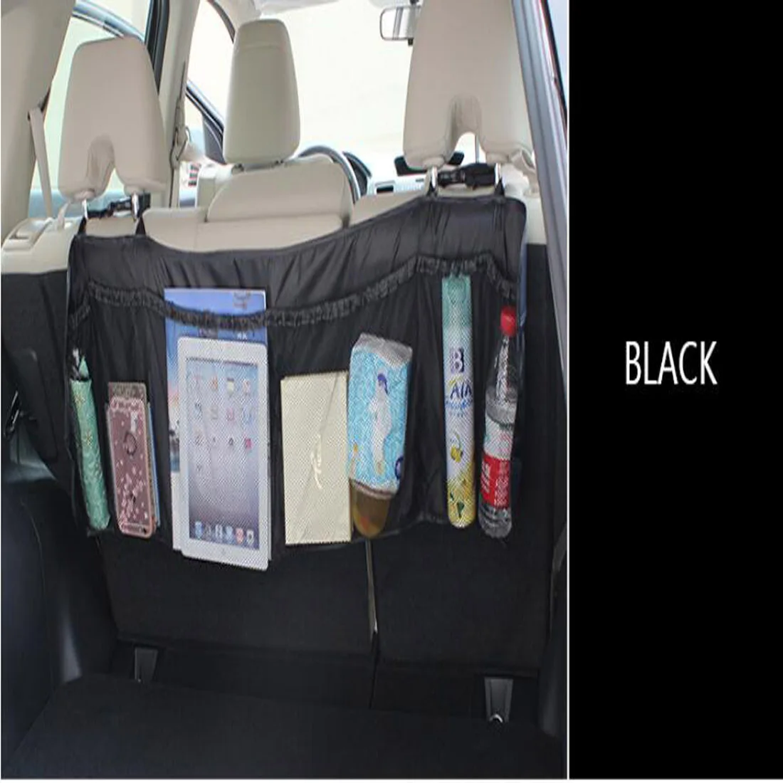 Dongzhen Car Back Seat Pocket Rear Organizer Bag Holder Car Storage Bag