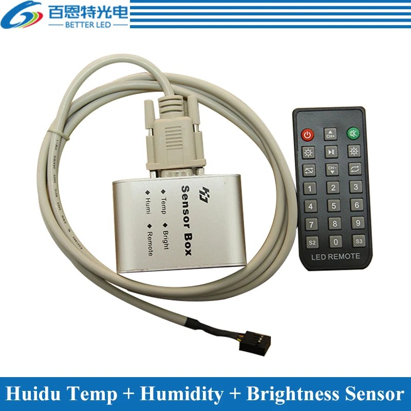 

Temperature + Humidity + Brightness Sensor for Huidu Full color LED sign Display controller