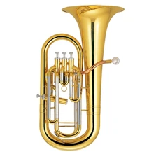 Bb euphonium 3+ 1 поршень латунный корпус лак отделка с ABS случае Музыкальные инструменты профессиональный