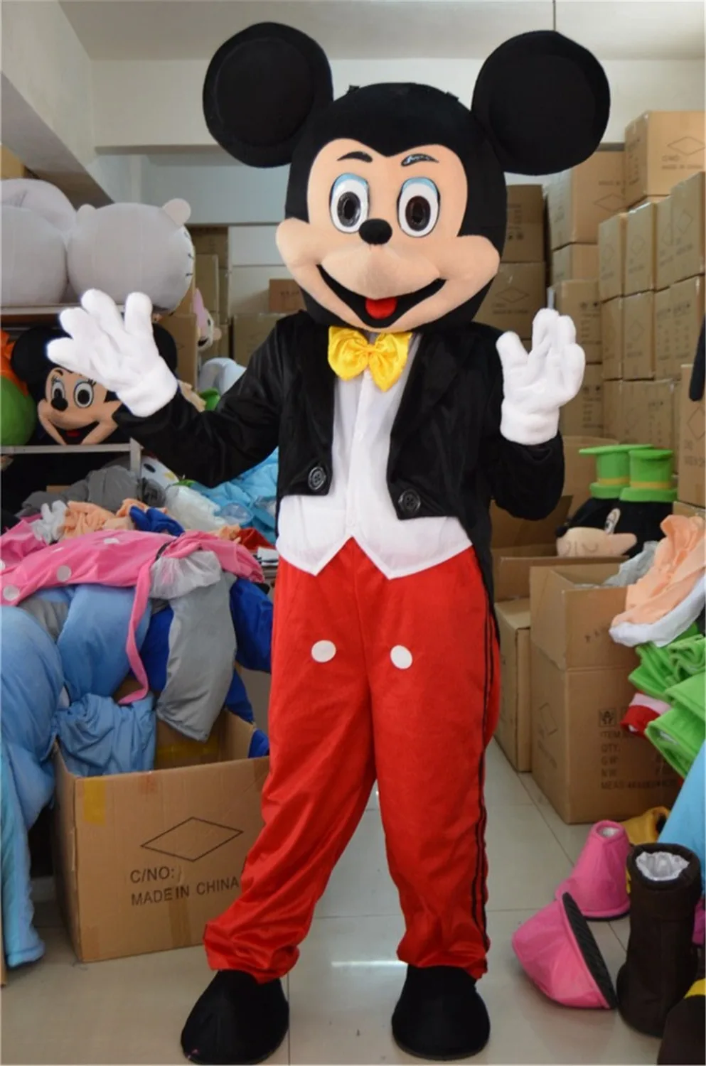 

Mickey Minnie Mascot costume EVA Material Fancy Party Dress Adult Size