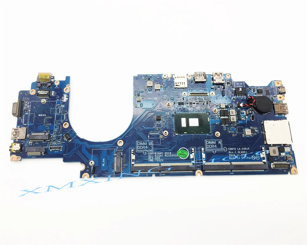 Fulcol для DELL Latitude 5480 E5480 Материнская плата ноутбука I5-7200U Процессор CDM70 LA-E081P BR-0KGK0H 0KGK0H KGK0H протестированная работа