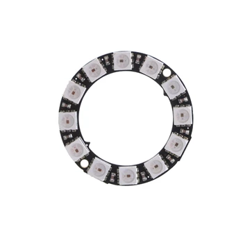 

New Sale 12Bit WS2812B 5050 RGB LED + Integrated Driver Module for arduino RGB LED Ring High Quality