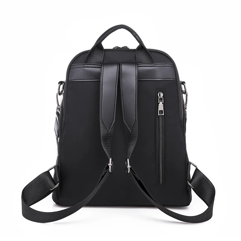  Women Nylon Waterproof Cloth Black Sequin Backpack Female 2019 New Korean Travel Backpack High Qual - 32992613142