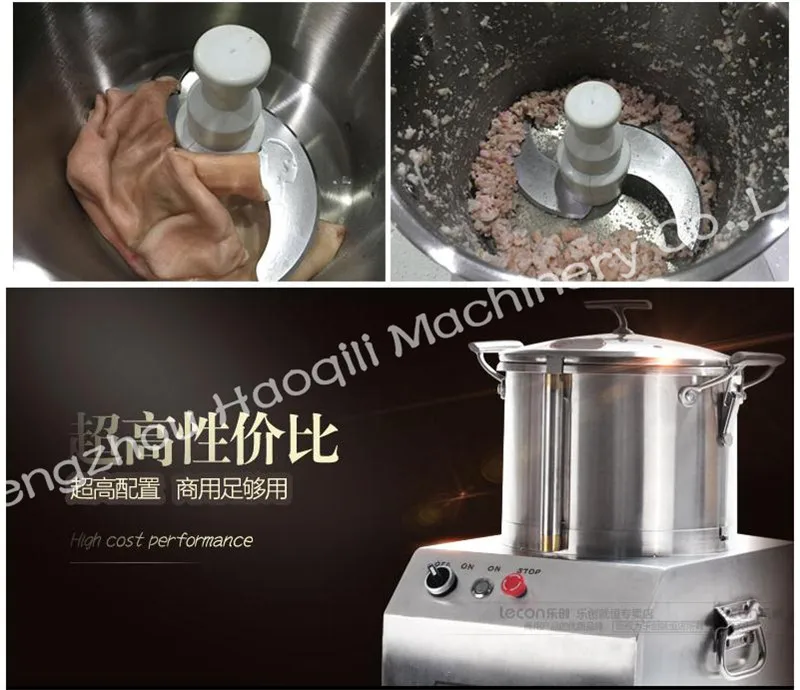 Бытовая мясорубка 6 л Электрический ремешок для мяса нержавеющая сталь