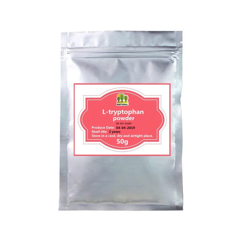 

50-1000g,Nutrition Enhancer,High Purity 99% L-Tryptophan powder,Se An Suan/Tryptophan,Enhance muscle strength & endurance