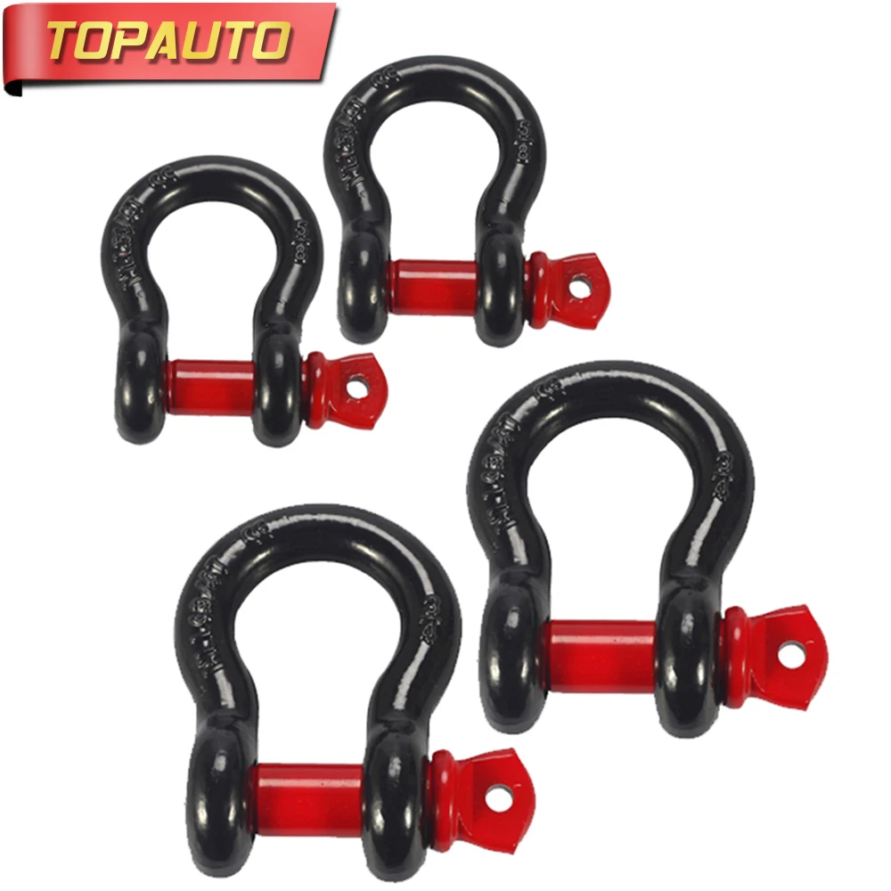 Alloy Steel Shackle,Load Capacity of 2T 4400 LBS
