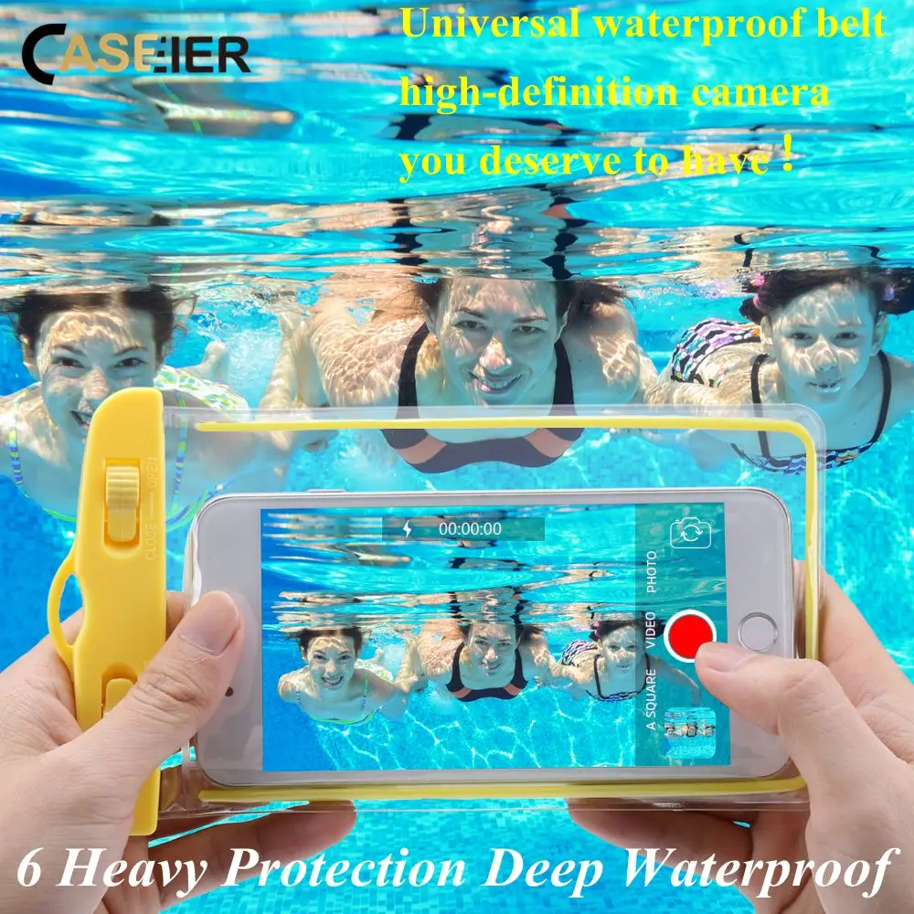CASEIER Универсальный Водонепроницаемый Чехол для iPhone XR 7 Samsung Xiaomi Huawei сумка