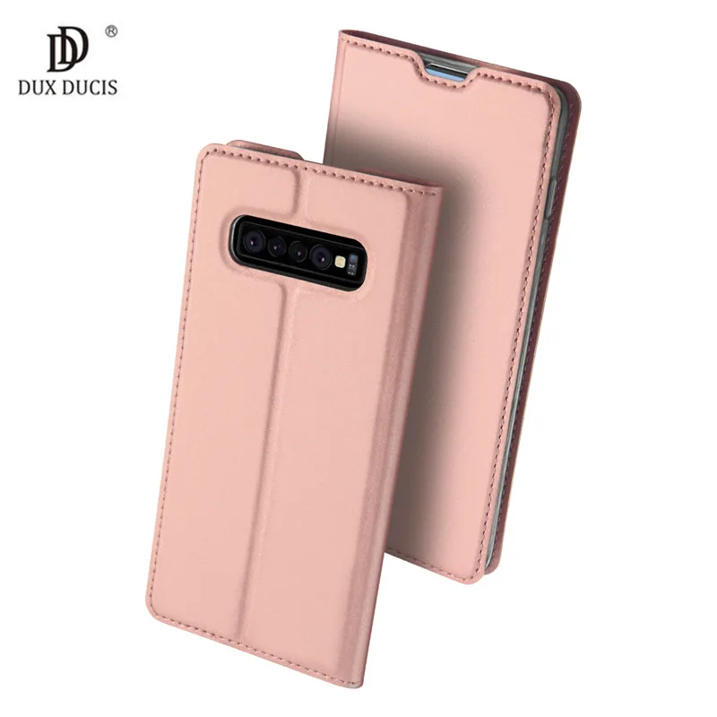 Luxury Leather Flip Case for Samsung Galaxy S10 Plus Cover 6.4 inch Protective Wallet Phone
