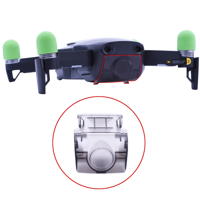 Камера объектива Кепки чехол для DJI Мавик Air Gimbal стабилизатор Drone аксессуары