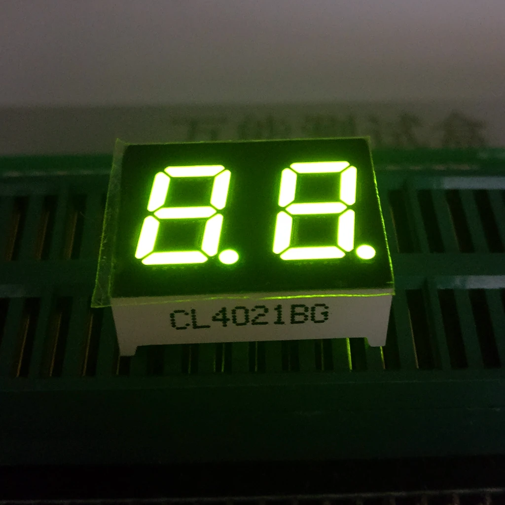 

10PCS New 2 Bit 0.4 inch Digital Tube LED Display Yellow green Light 7 Segment Common Cahtode/Anode