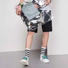 Mark Fairwhale новые летние мужские Бизнес случайный уличная одежда Белый Прямо Более Колени Твердые Короткие штаны Мужчины 718222052034