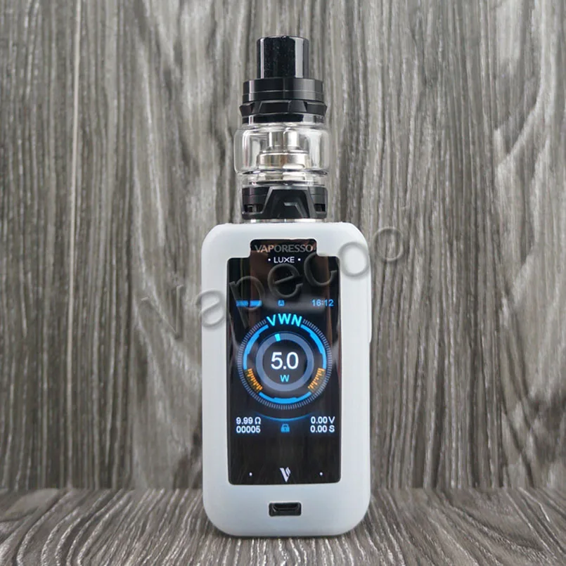 20 шт нескользящий Силиконовый чехол для Vaporesso роскошный 220 W TC Mod облегающий рукав обертывание - Цвет: Clear