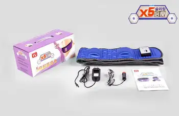 

2 levels adjustable Slimming bandage creative thin belt Vibration Fitness Massager with 20pcs magnet