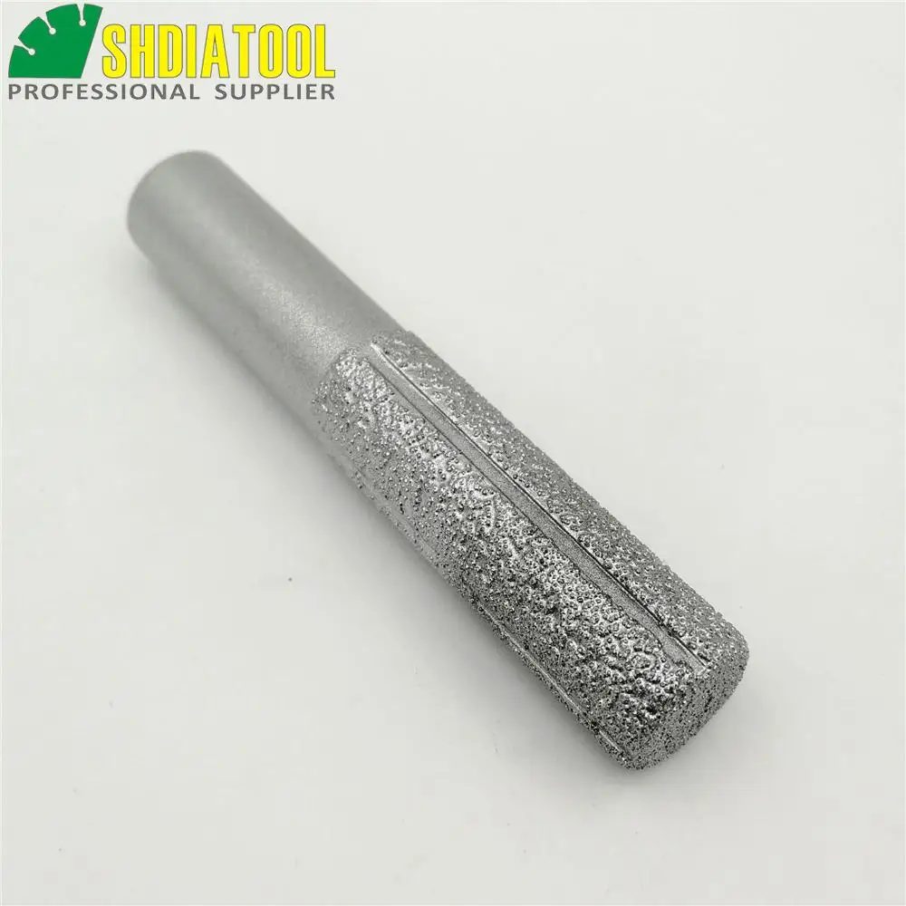Brazed diamond router bits with 1/2" shank for marble/granite edge profile, staight knife, Router cutter for stone