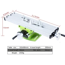 Многофункциональный мини стол и скамья Фрезерное сверло машина stent 6300 Алюминиевый Сплав Точность 0,05 мм
