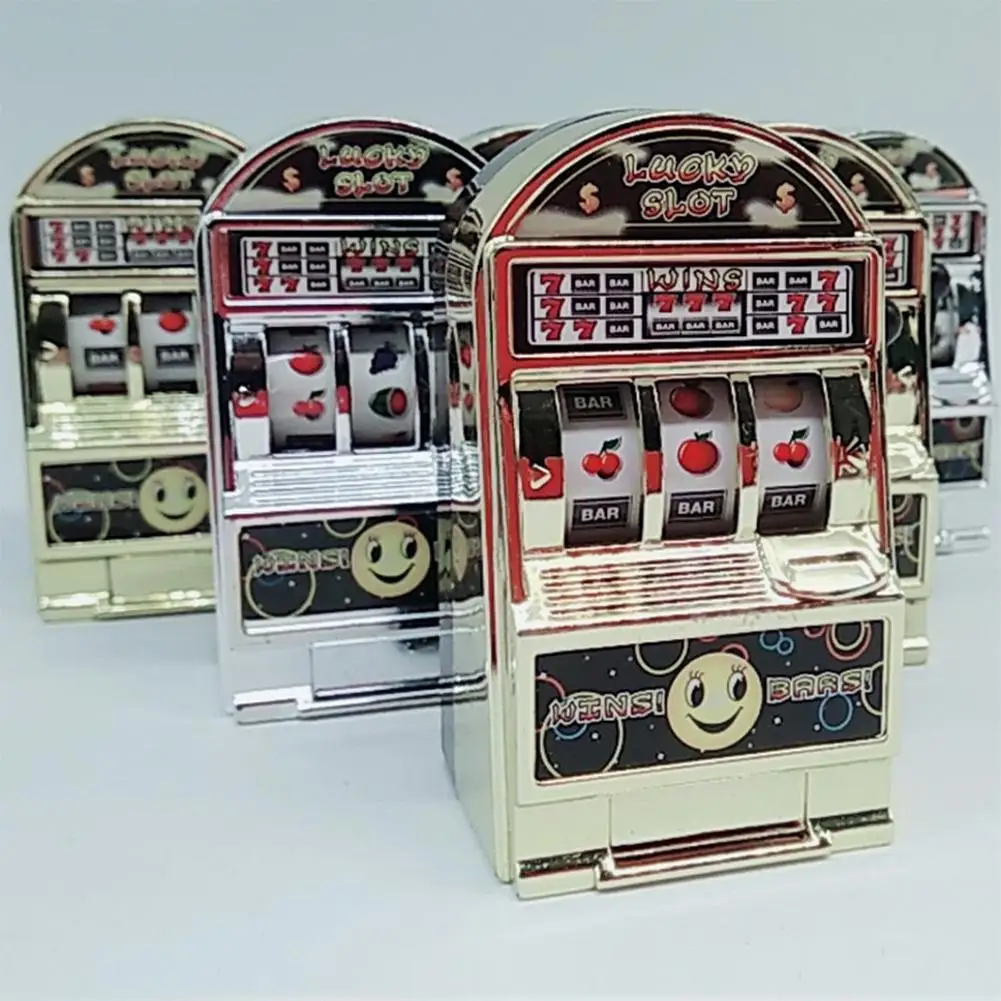 

LeadingStar Children Mini Casino Slot Machine Fruit Relieve stress Anxiety Boredom Decompression Lucky Jackpot Toy Color Random