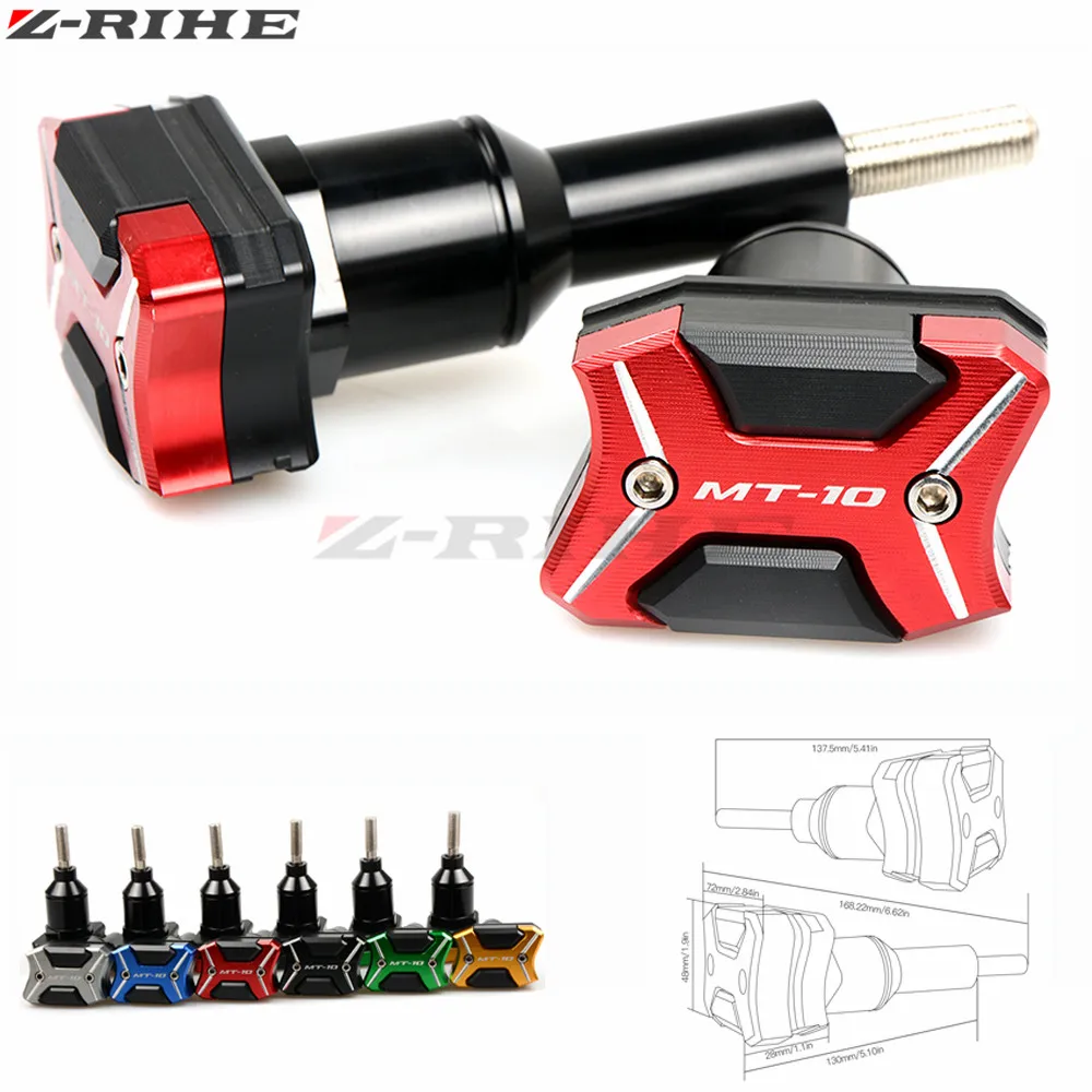 Motorbike Frame Sliders Aluminum Motorcycle Left and Right Frame