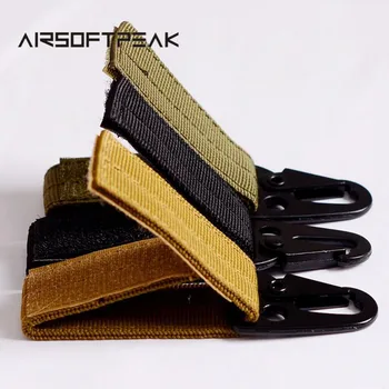

Carabiner Molle Attach Hook EDC Gear Backpack Nylon Tactical Waist Key Clip Webbing Buckle Hanging Belt Buckle Outdoor Tools