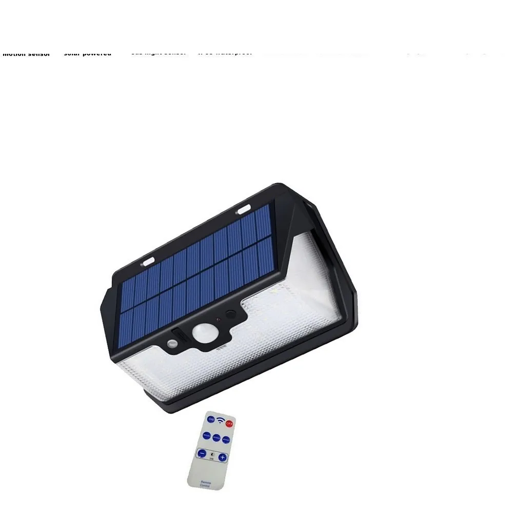 55 светодиодов Солнечный свет пульт дистанционного управления радар 3 боковое освещение usb порт Солнечная лампа Открытый Сад Двор аварийная