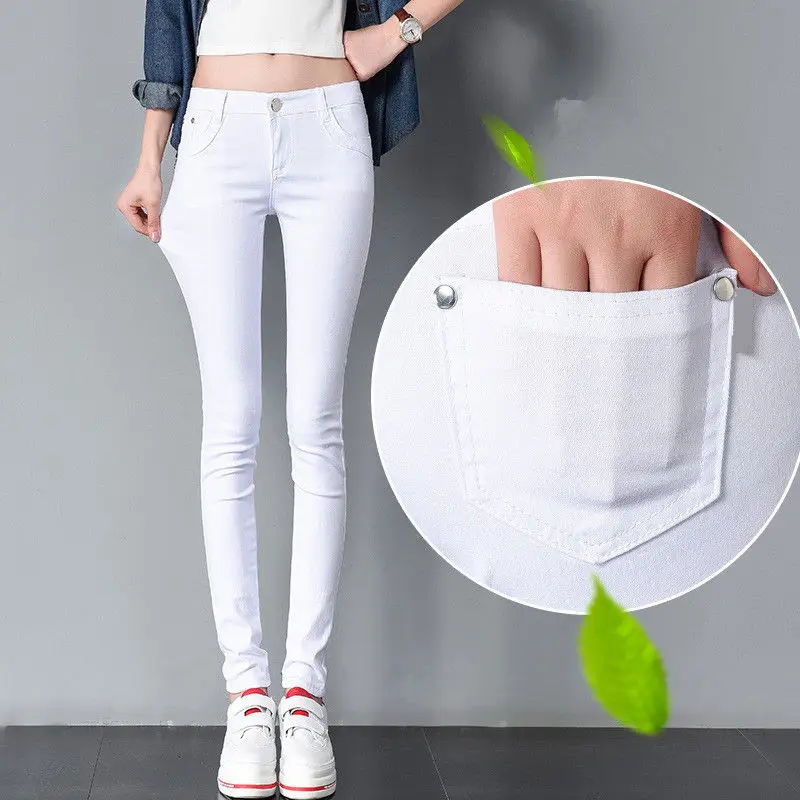 FSDKFAA, новинка, модные весенне-летние женские джинсы ярких цветов, женские милые повседневные узкие прямые джинсы, уличная одежда, узкие брюки