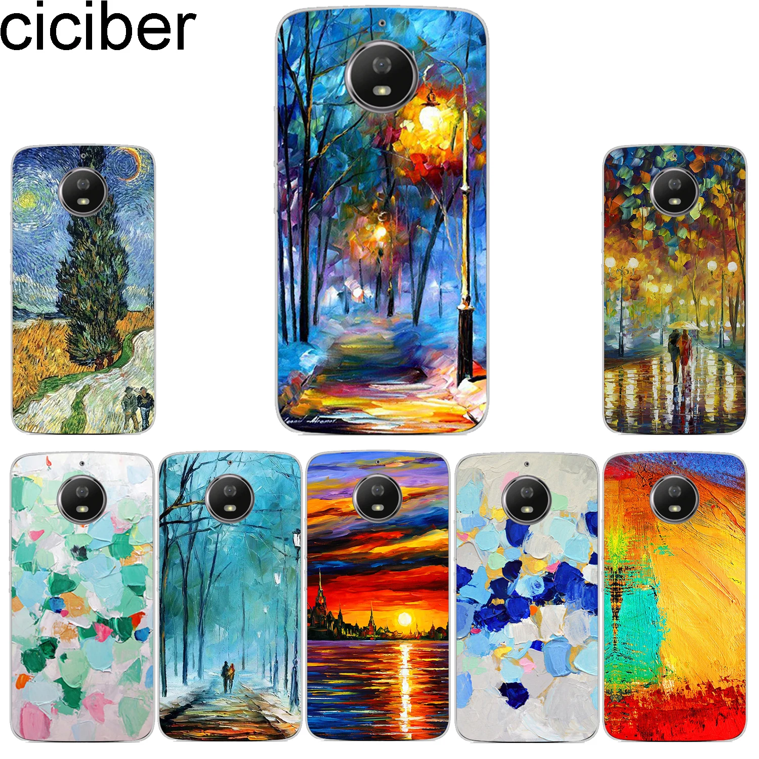 

ciciber Phone Case for Motorola Moto G6 G5 G4 G5S M Soft TPU for Moto E5 E4 Z2 Z3 C Play Plus Go X4 One Power Back Cover Funda