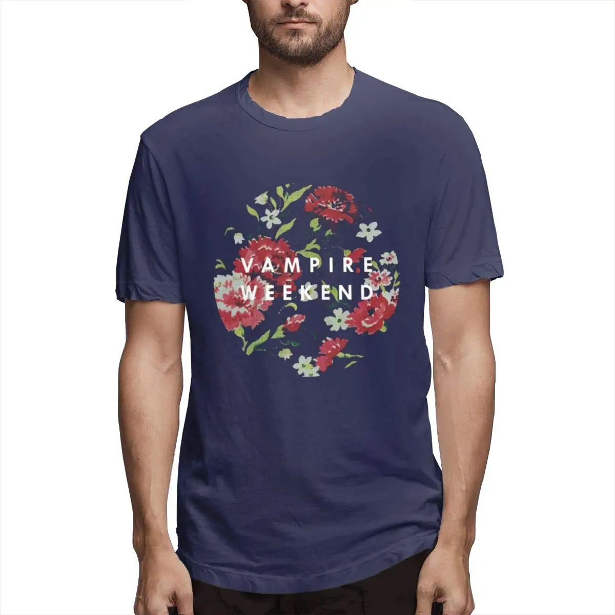 

Moslad Klosy Vampire Weekend Man Funny T Shirt Graphics Tee