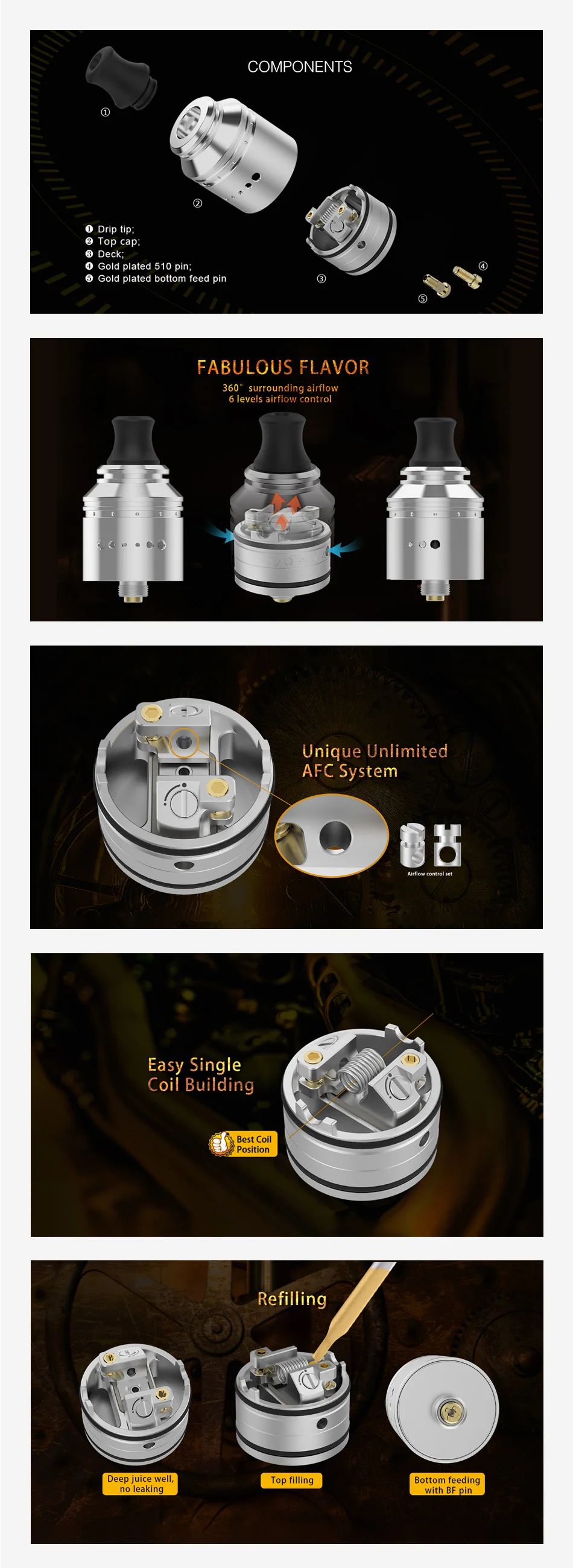 Vapefly Holic MTL RDA