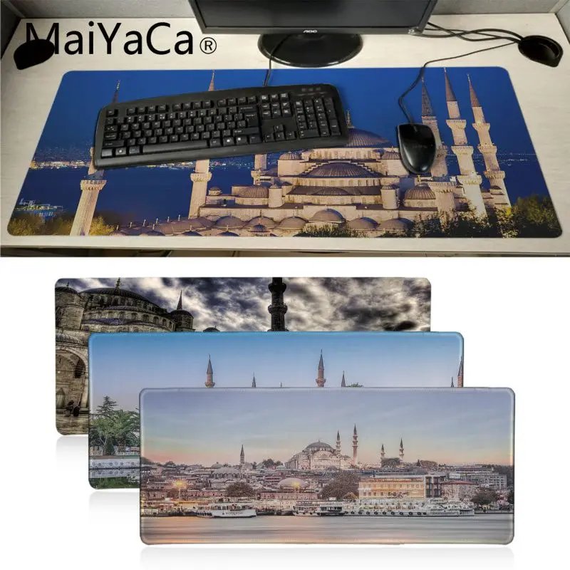 

MaiYaCa Custom Skin Istanbul Turkey Houses Unique Desktop Pad Game Mousepad computer player Keyboard table Mat gamer mousepad