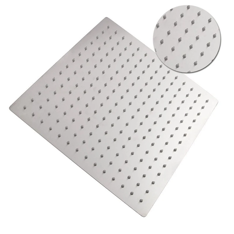 Stainless-Steel-Ultrathin-Shower-Head-16-Rainfall-Shower-Faucet-Head-Chrome-Bathroom-Large-Flow-Showerhead-Faucet -